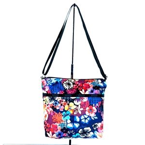 Le Sportsac Multicolored Floral Nylon Crossbody